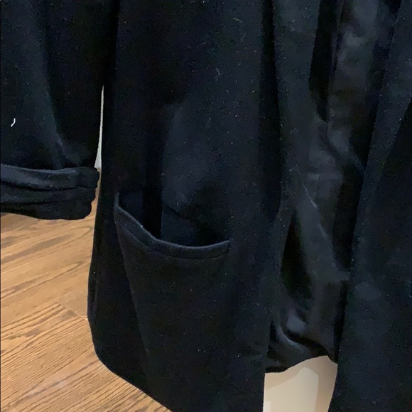 Black 3/4 sleeve blazer - Picture 3 of 4
